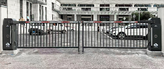 某事業(yè)單位采用 “安快” 一進一出重型道閘